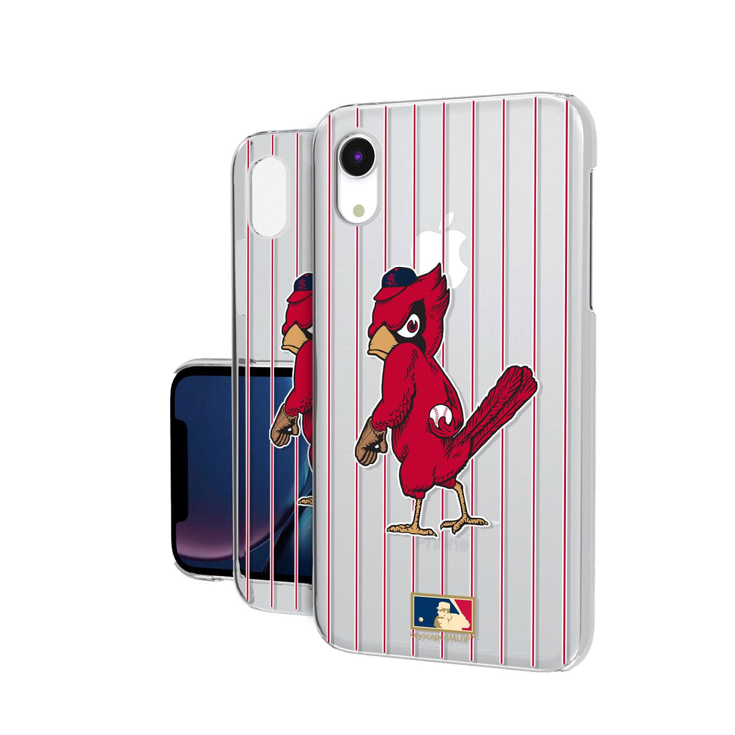 Alt View 1. Keyscaper - Cooperstown iPhone Clear Case - 13 mini - Multicolor.