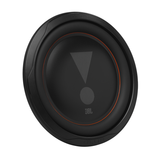 JBL - CLUB102SL 10” shallow mount subwoofer w/SSI™ (Selectable Smart Impedance) switch from 2 to 4 ohm - Black