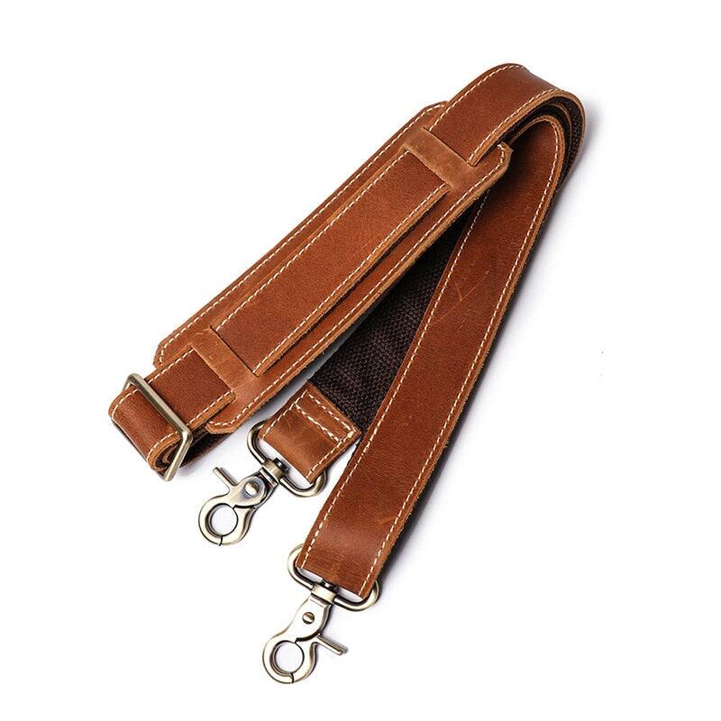 Alt View 2. Steel Horse Leather - The Bjorn Leather Laptop Bag | Vintage Leather Briefcase - Brown.