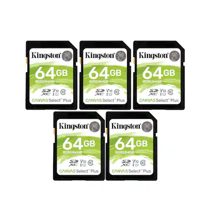 Kingston 64 GB SDS2/64GB
CANVAS Select Plus
V10
SDS2/64GB
SDS2/64GB
SDS2/64GB
SDS2/64GB
SDS2/64GB
SDS2/64GB