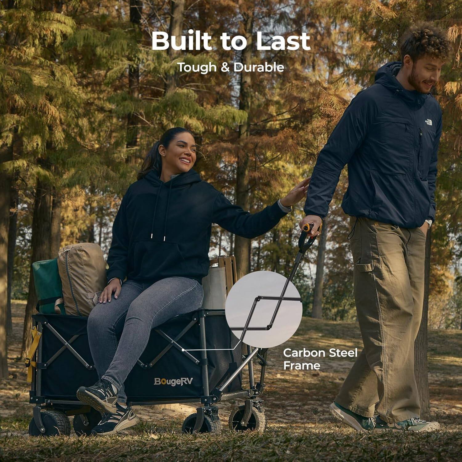Built to Last  
Tough & Durable  
Carbon Steel Frame