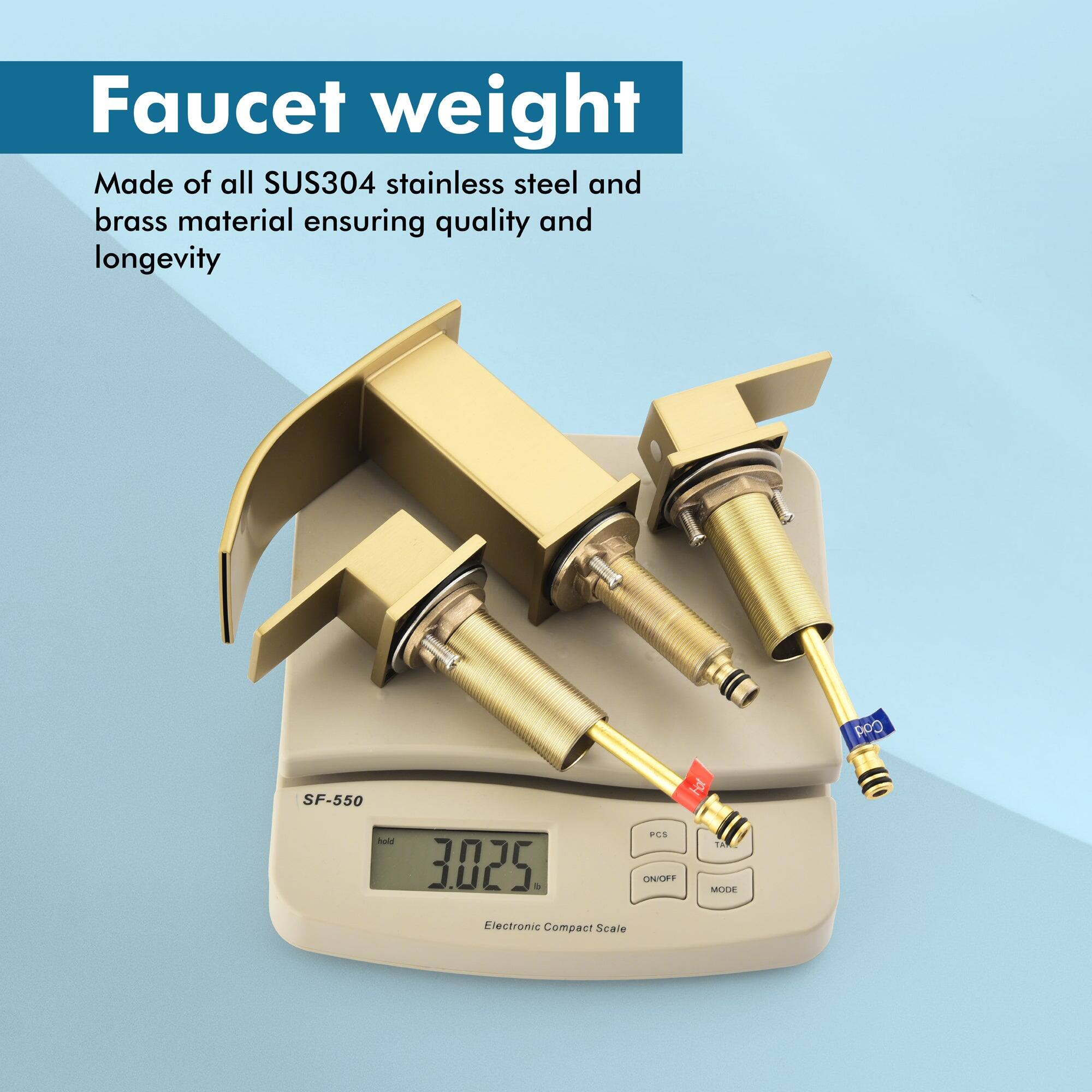 Faucet weight

Made of all SUS304 stainless steel and brass material ensuring quality and longevity

SF-550

3025

Electronic Compact Scale