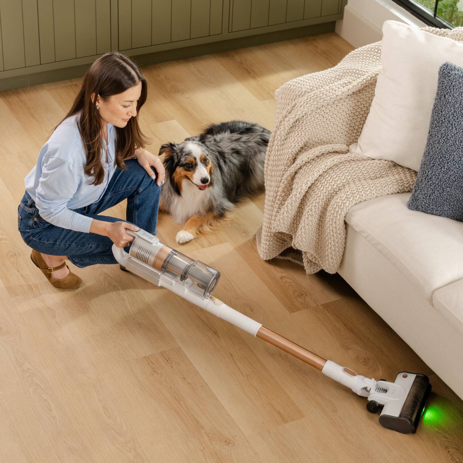 Alt View 6. Levoit - Levoit VortexIQ Cordless Stick Vacuum.