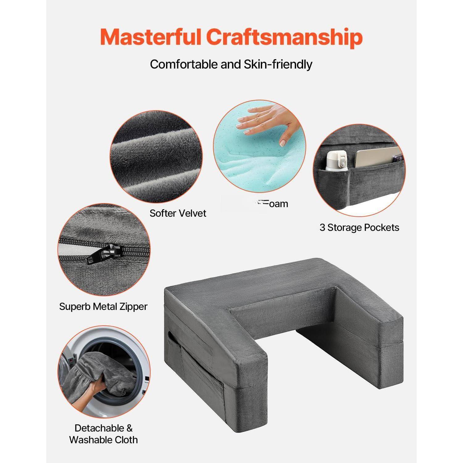 Masterful Craftsmanship  
Comfortable and Skin-friendly  

- Softer Velvet  
- 3 Storage Pockets  
- Superb Metal Zipper  
- Detachable & Washable Cloth