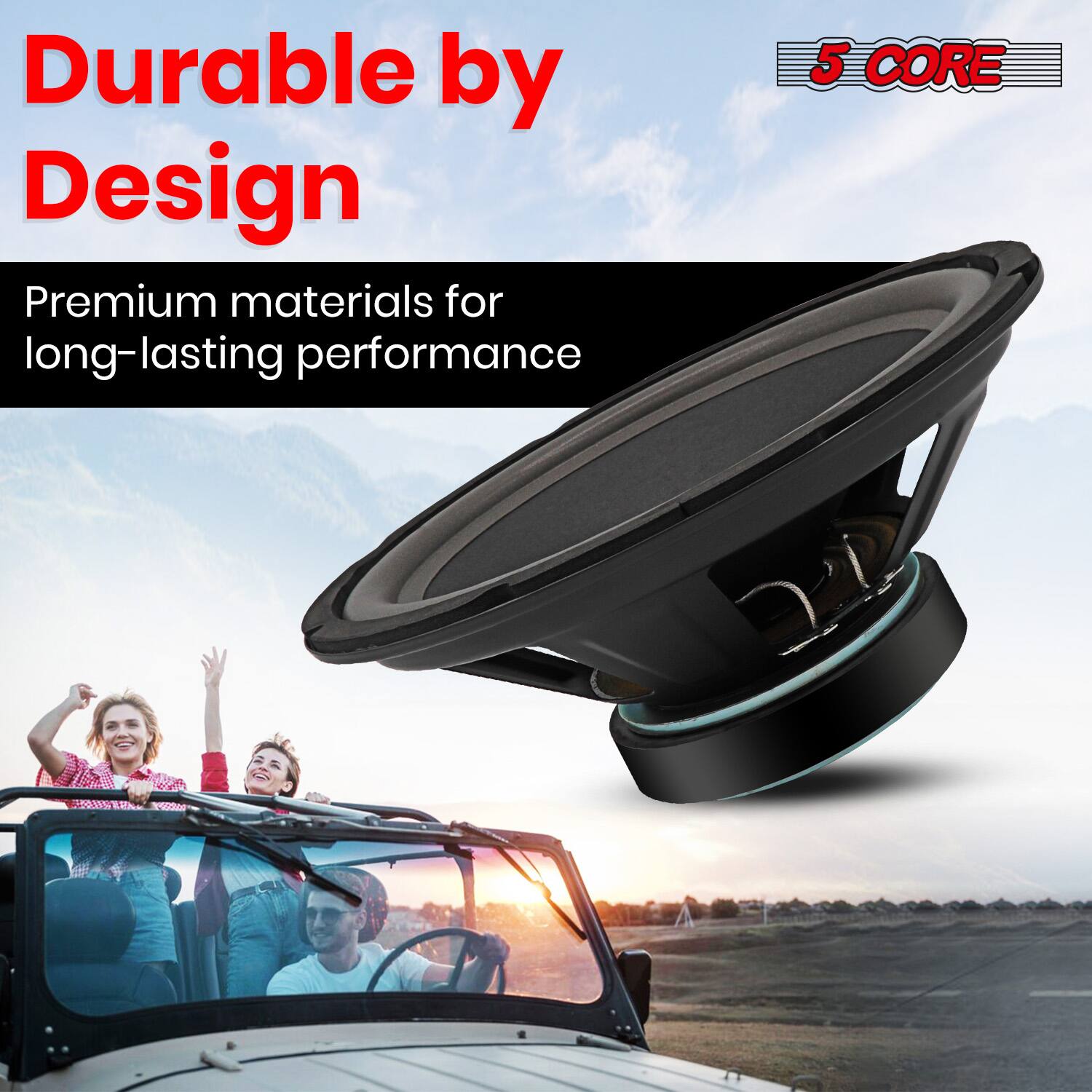 Durable by Design

Premium materials for long-lasting performance

5 CORE