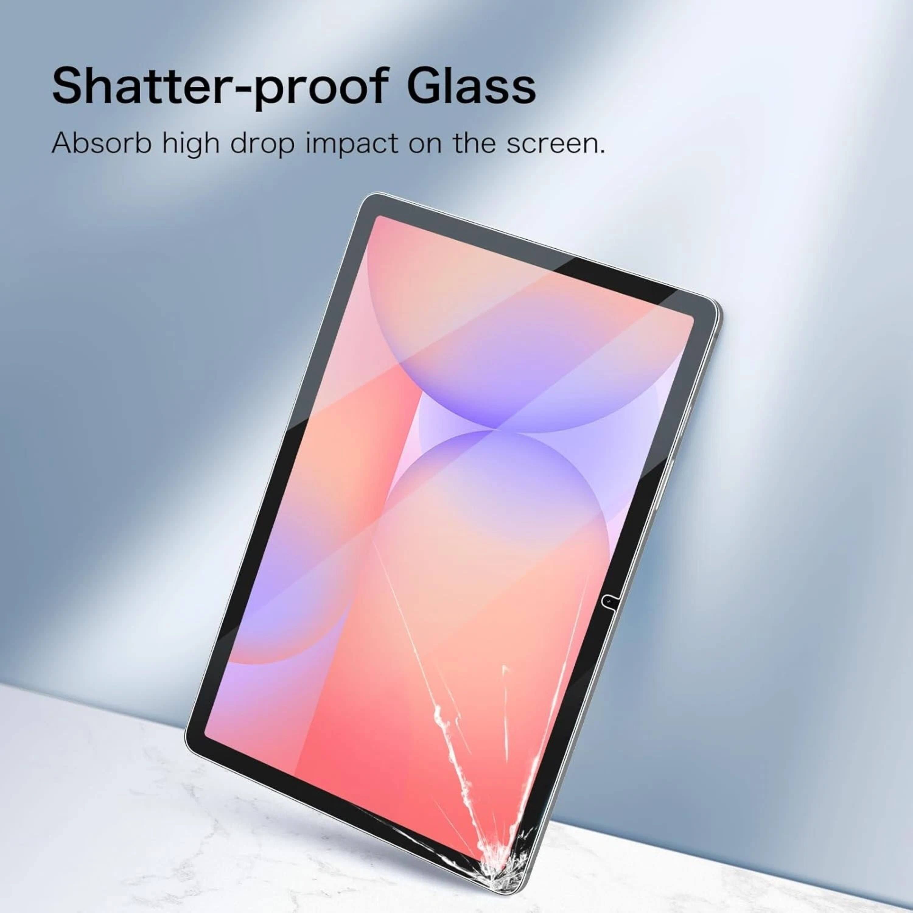 Shatter-proof Glass  
Absorb high drop impact on the screen.