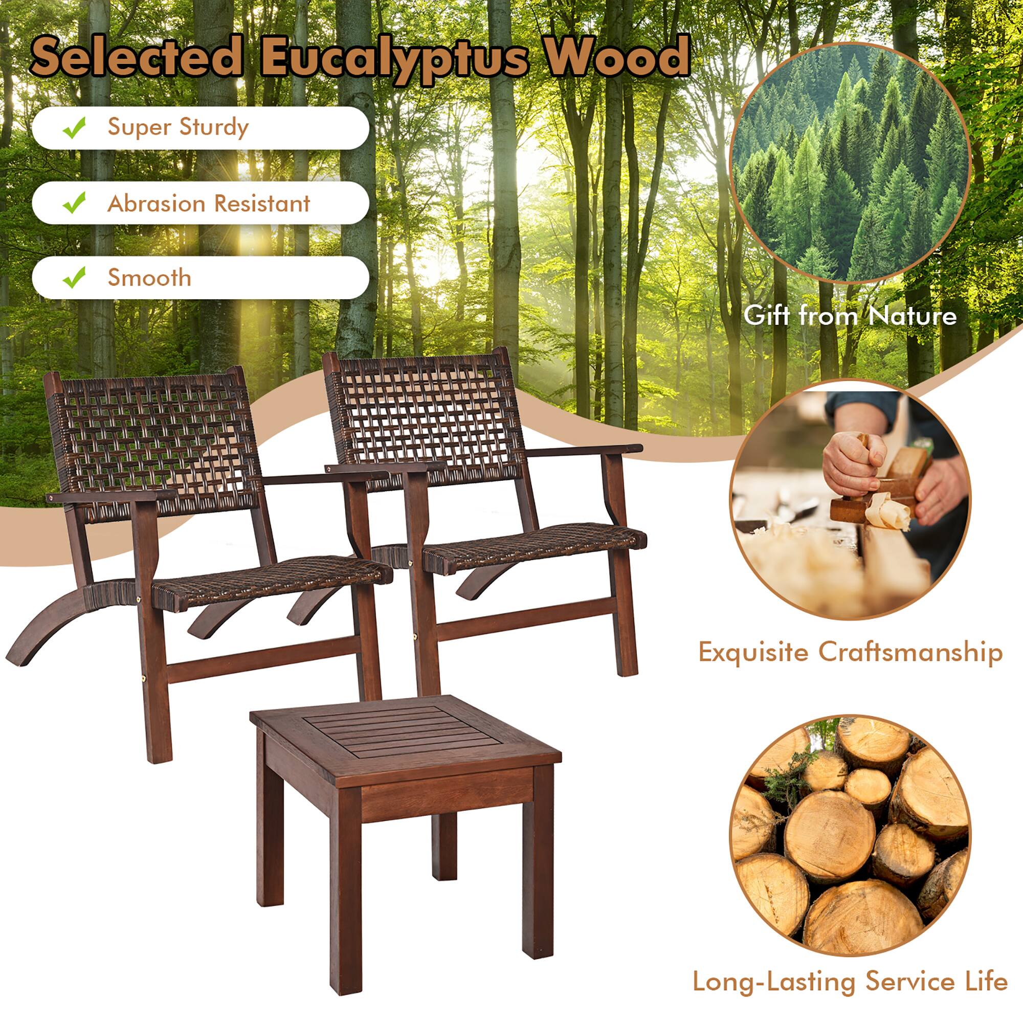 Selected Eucalyptus Wood
Super Sturdy
Abrasion Resistant
Smooth
Gift from Nature
Exquisite Craftsmanship
Long-Lasting Service Life