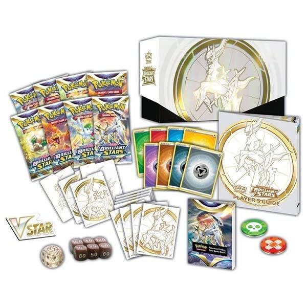 POKéMON Poke POKCA POKéMON PoKN PoKe PoKeN STARS BRILLI BRILLIANT BRILLE STA STARS BRILLIA STA VSTAR STAR 80 50 60 C BRILLIANT STARS PLAYER'S GUIDE