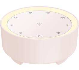 FINEAK - White Noise Machine-20 Soothing Sounds, Night Light & Custom Presets - Pink