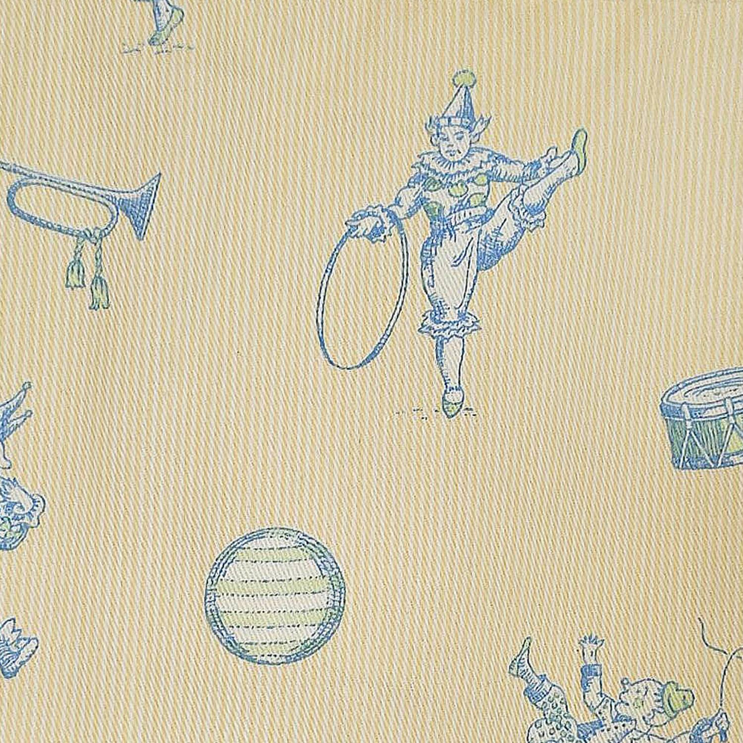 Alt View 1. RLF Home - RLF Home Circus Provance Window Valance 100% Cotton Lined Rod Pocket 50" x 17" Yellow - Yellow.