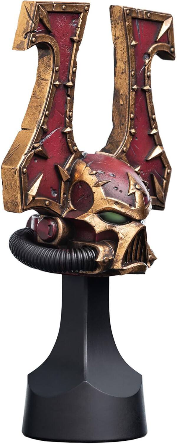 Alt View 3. Weta Workshop - WETA Workshop Mini Prop Replica - Warhammer 40,000 - Khorne Berzerker Miniature Helmet   - COLLECTIBLES - Multicolor.