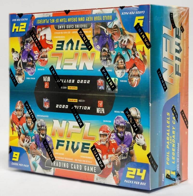 2020 Panini NFL Five Football Trading Card Game Booster Box w/ Joe Burrow Rookie