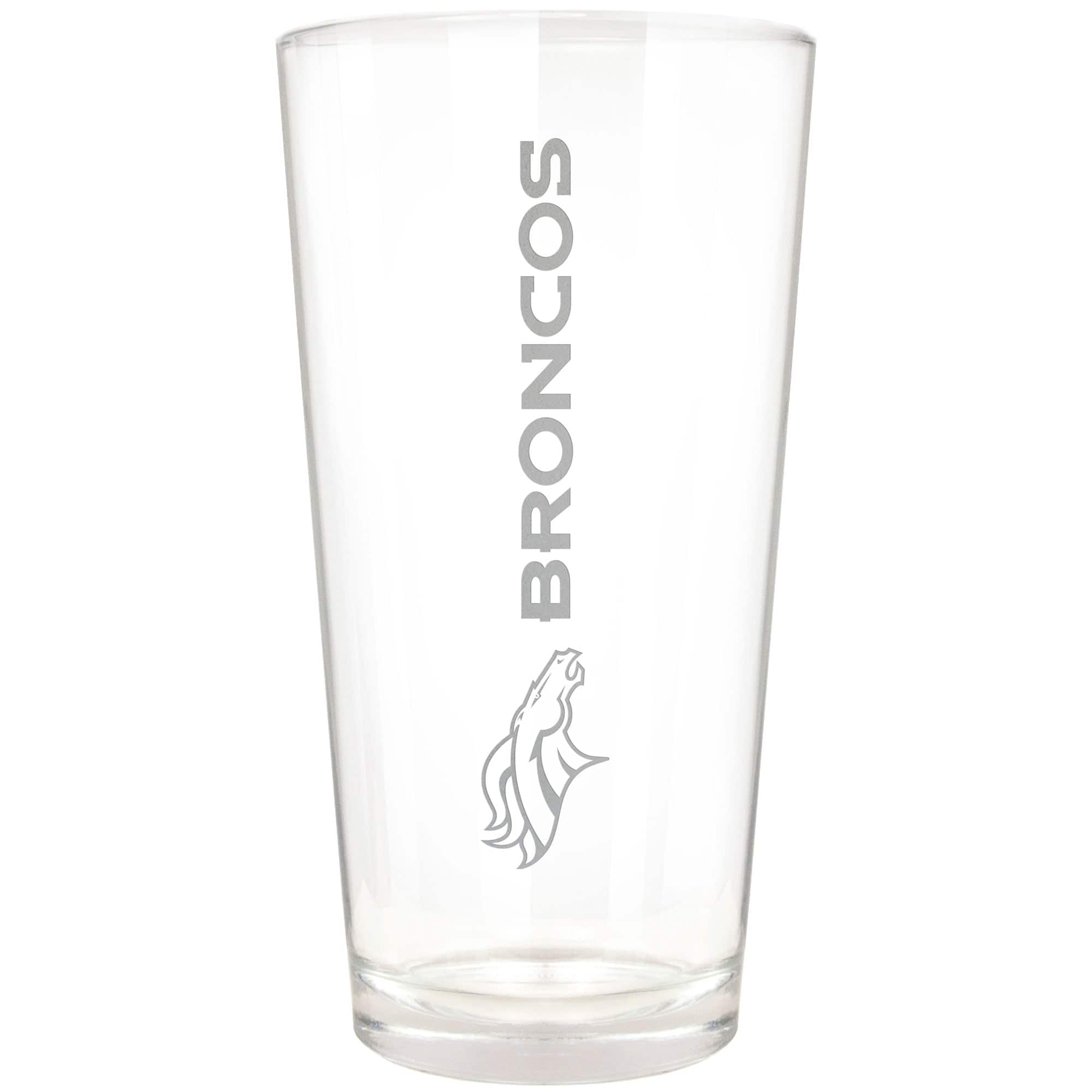 Front. Great American Products - Etched 16oz. Vertical Rally Cry Pint Glass - Multicolor.