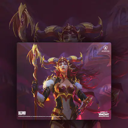 Front. CloudRest Pro - World of Warcraft®: Dragonflight Floor Mat - Alexstrasza Edition - Alexstrasza Edition.