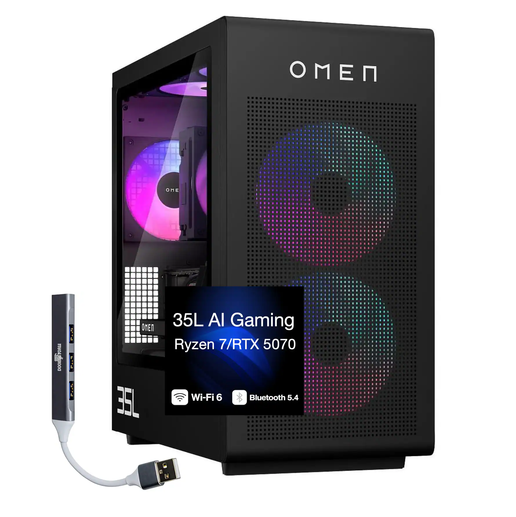 I have a P. P P.. OMEN 35L AI Gaming Ryzen 7/RTX 5070 Wi-Fi 6 Bluetooth 5.4