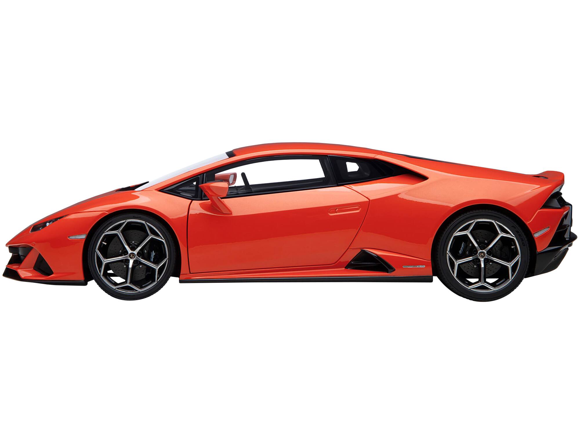 Alt View 1. Autoart - Lamborghini Huracan EVO Arancio Xanto Orange 1/18 Model Car by Autoart - Orange .