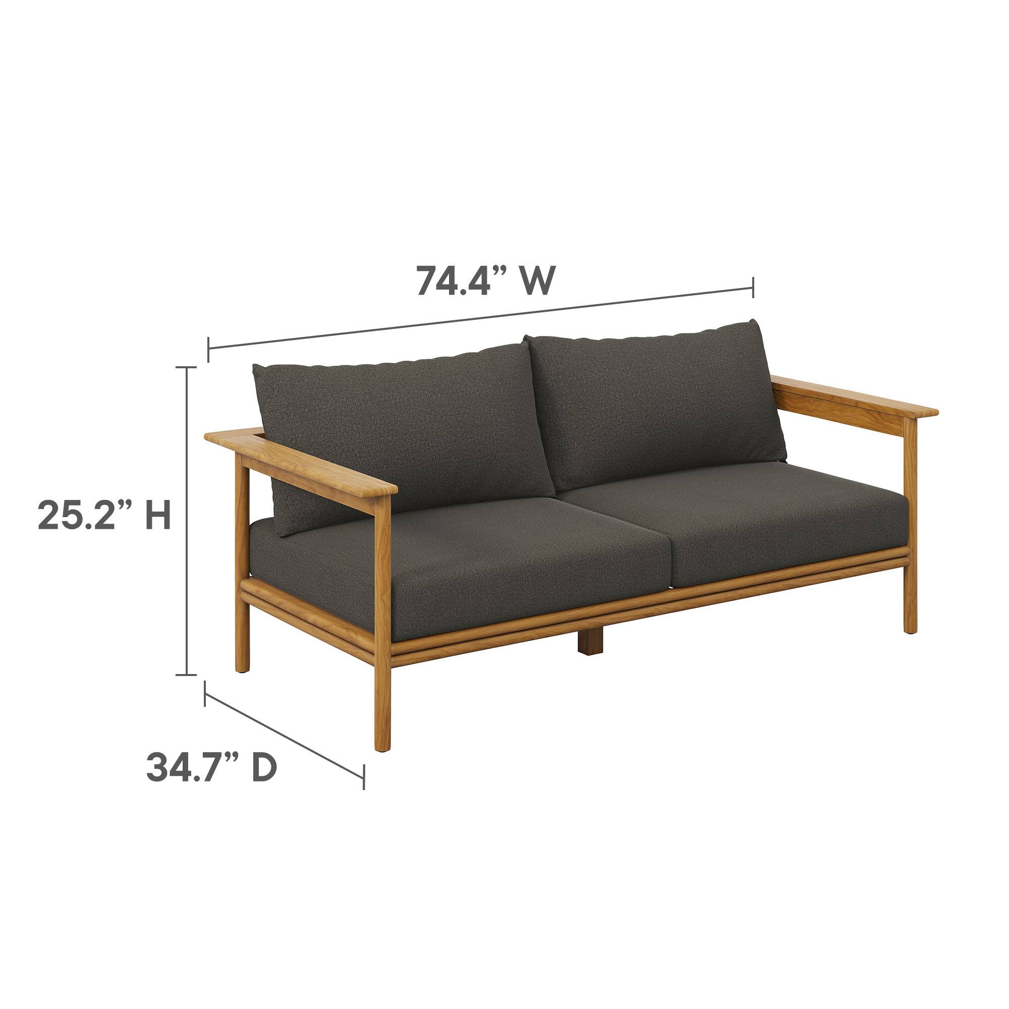 74.4" W x 25.2" H x 34.7" D
