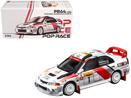 Pop Race - Mitsubishi Lancer Evolution IV RHD #1 Tommi Makinen -Risto Mannisenmaki "Safari Rally Kenya" (1998) 1/64 - Multi