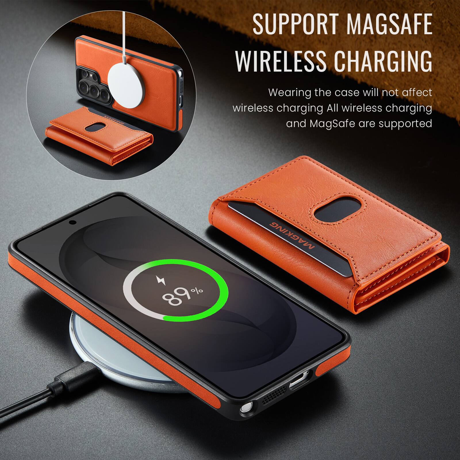SUPPORT MAGSAFE WIRELESS CHARGING

MARKING

Wearing the case will not affect wireless charging. All wireless charging and MagSafe are supported

89%