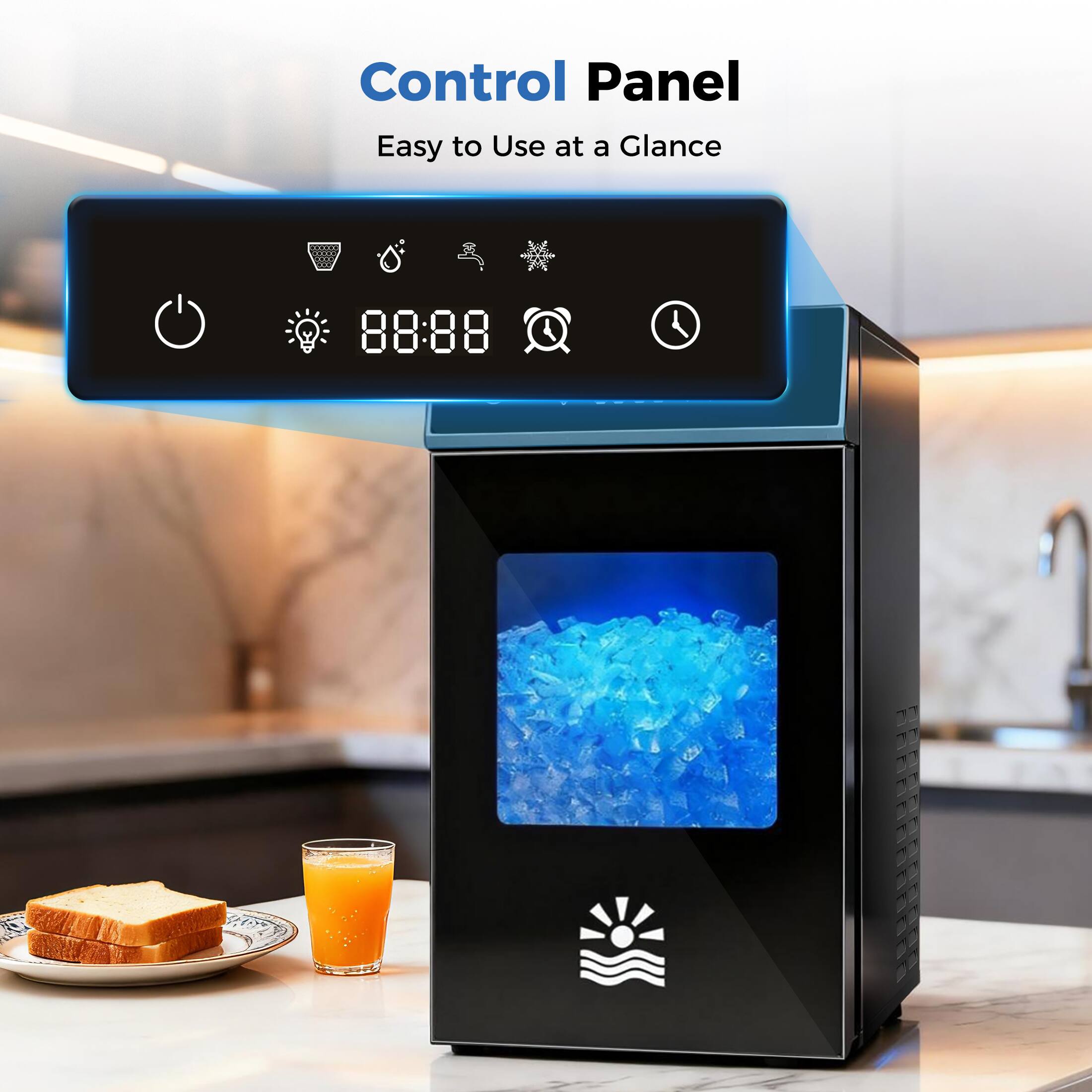 Control Panel  
Easy to Use at a Glance  

88:88