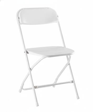 Front. AOITUN - Folding Chair 4 Pack Plastic Foldable for Quality Daily Use - Sturdy and Portable Seating for Dorms, Events, and Home - White.