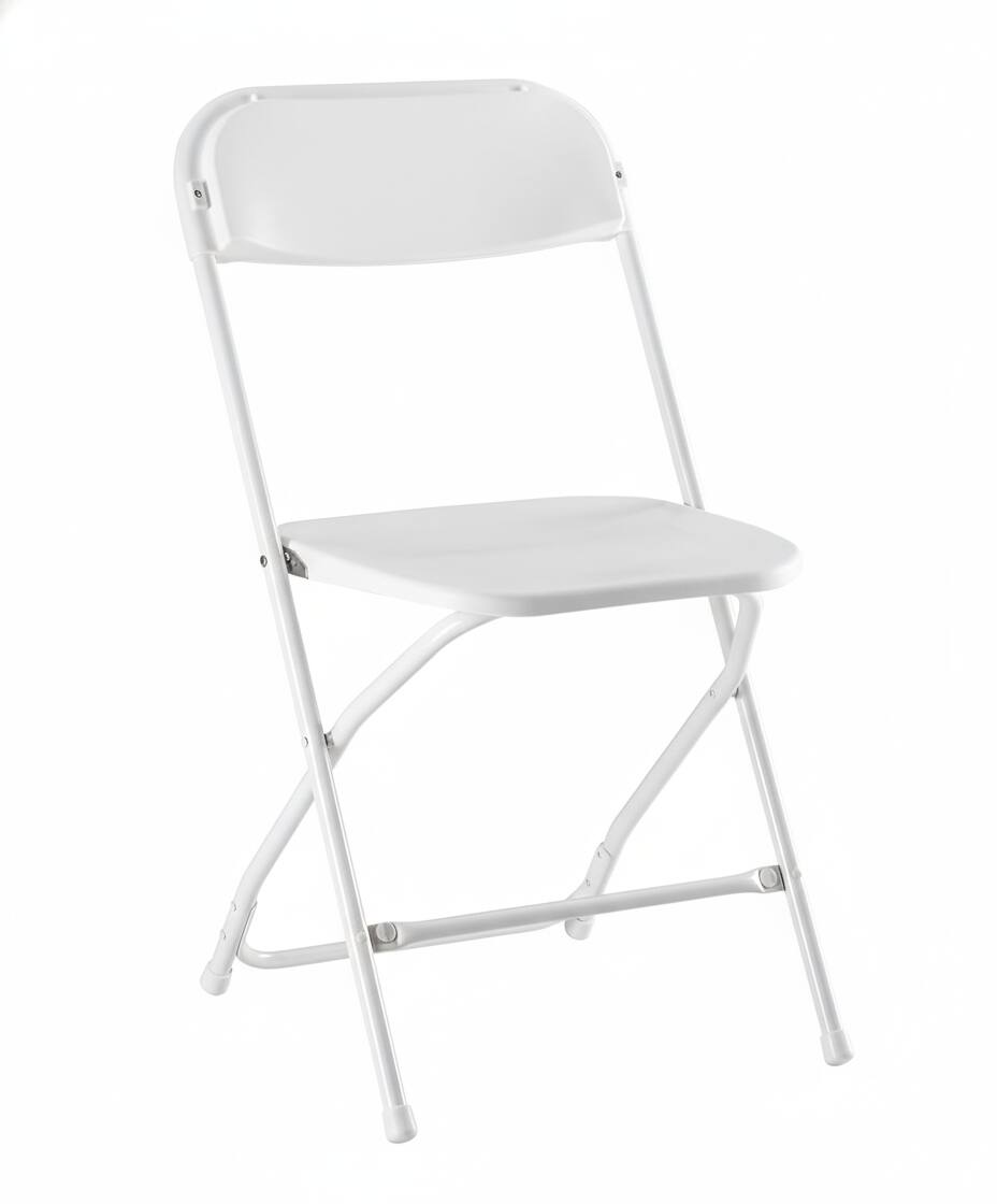 Front. AOITUN - Folding Chair 4 Pack Plastic Foldable for Quality Daily Use - Sturdy and Portable Seating for Dorms, Events, and Home - White.