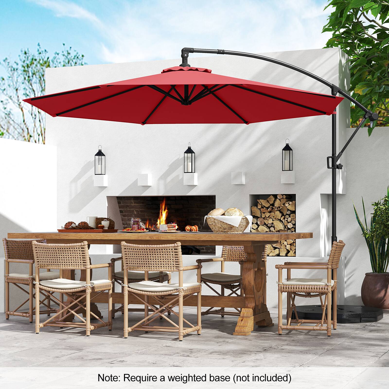 Note: Require a weighted base (not included)