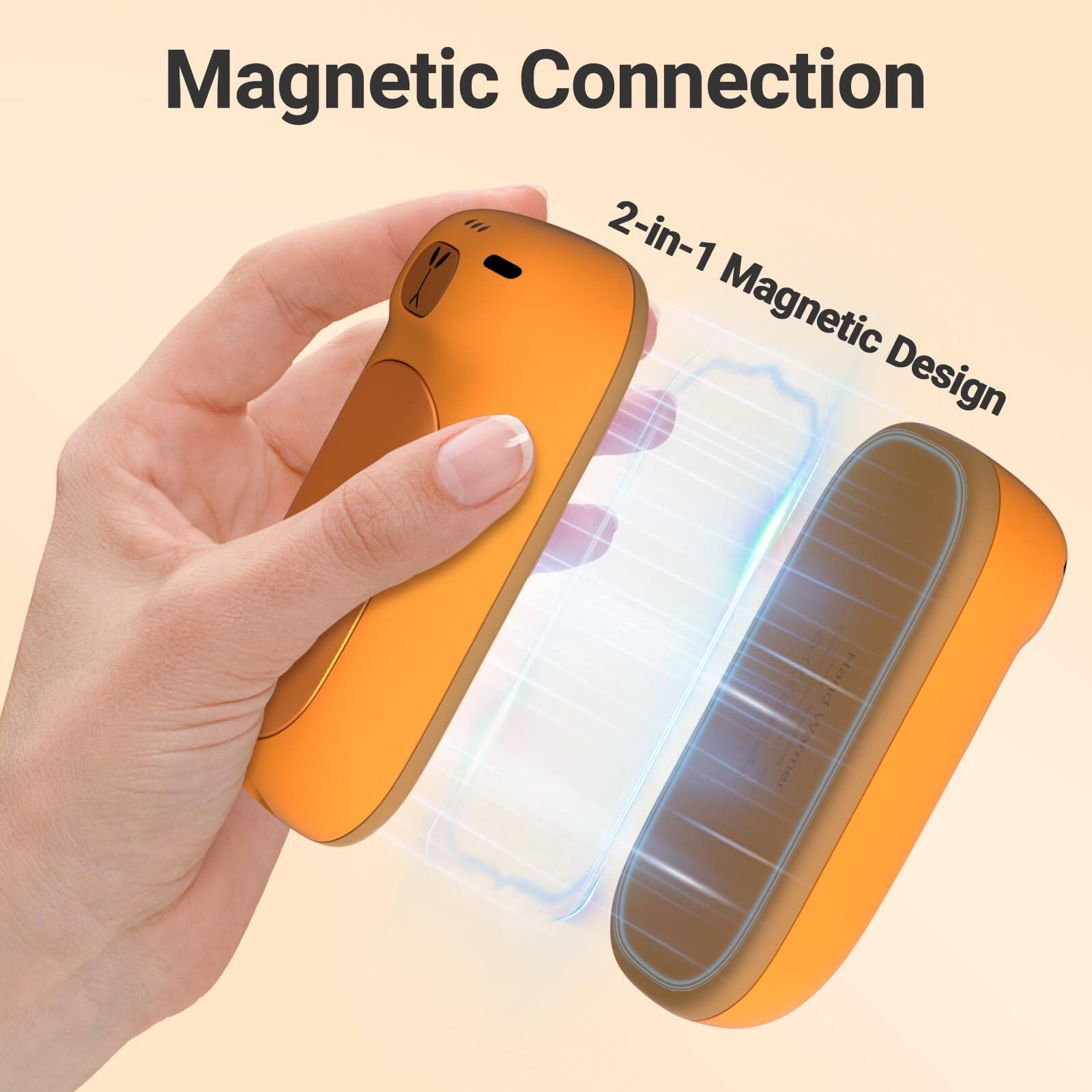 Magnetic Connection  
2-in-1 Magnetic Design