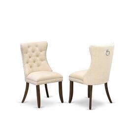 East West Furniture - Parson Kitchen Chairs - Gray