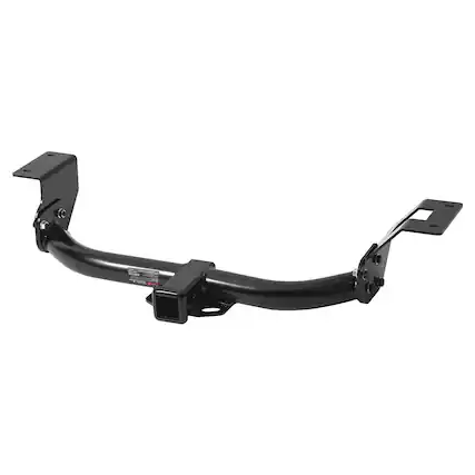 Front. VEVOR - Class 3 Trailer Hitch, 2-Inch Receiver, 6000 lbs, Q345B Steel Tube Frame, Compatible with 2012-2016 Honda CR-V - Black.