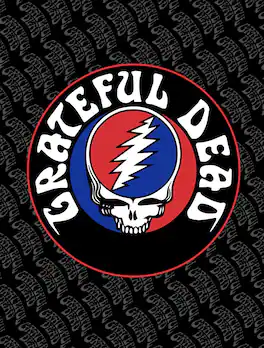 PopMarket - Grateful Dead - Rocksax - Grateful Dead - Logo - Sherpa Fleece Throw (50 in x 60 in) - Multicolor