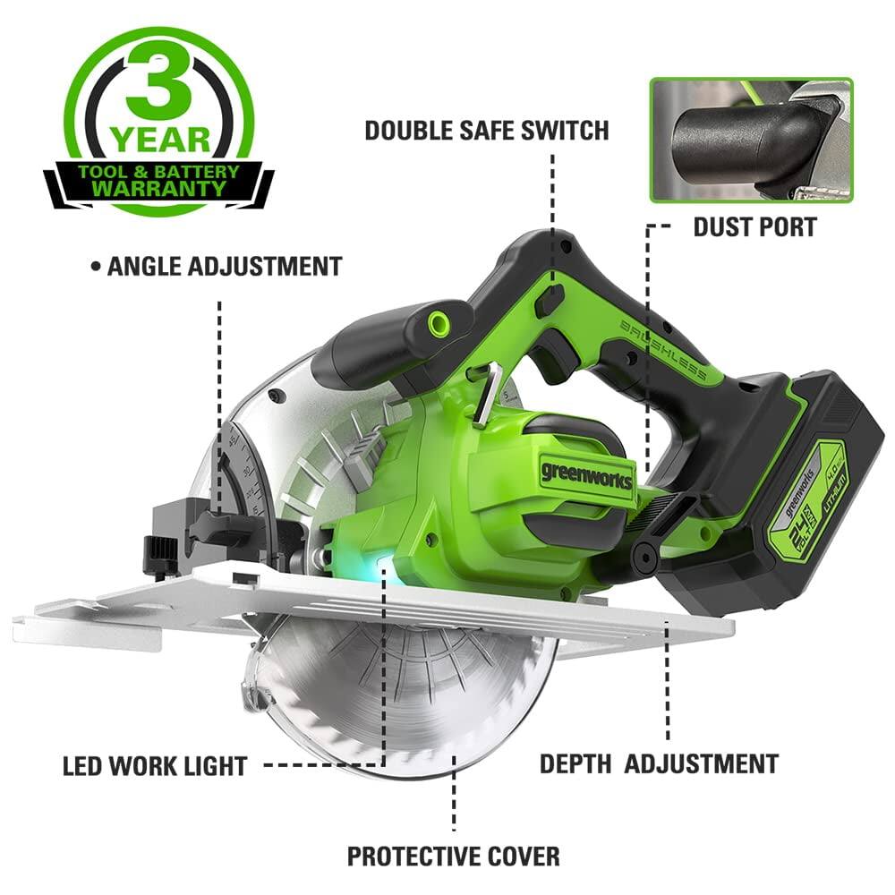 3 YEAR TOOL & BATTERY WARRANTY

- DOUBLE SAFE SWITCH
- DUST PORT
- ANGLE ADJUSTMENT
- LED WORK LIGHT
- DEPTH ADJUSTMENT
- PROTECTIVE COVER