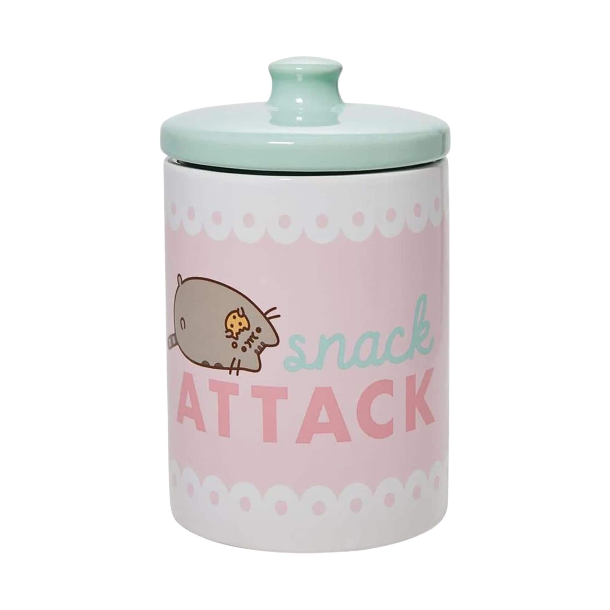 Enesco - Pusheen Snack Attack Cookie Canister - Gray