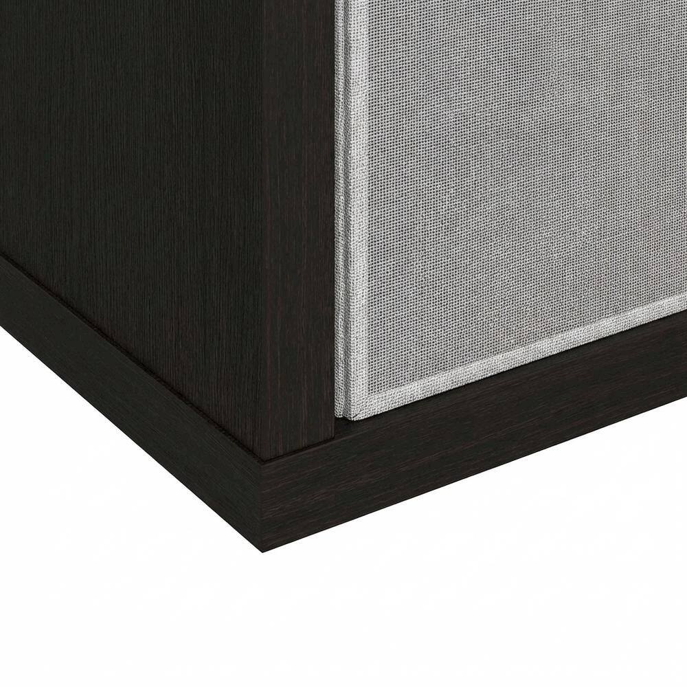 Alt View 2. FurniFact - Wooden bookcase with sleek design, sturdy construction, ideal for home or office - Dark Oak.