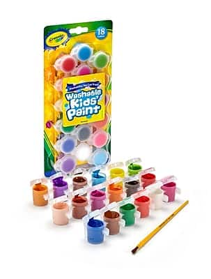 Crayola - Washable Kids' Paint Pots, 18/Pack - Multicolor