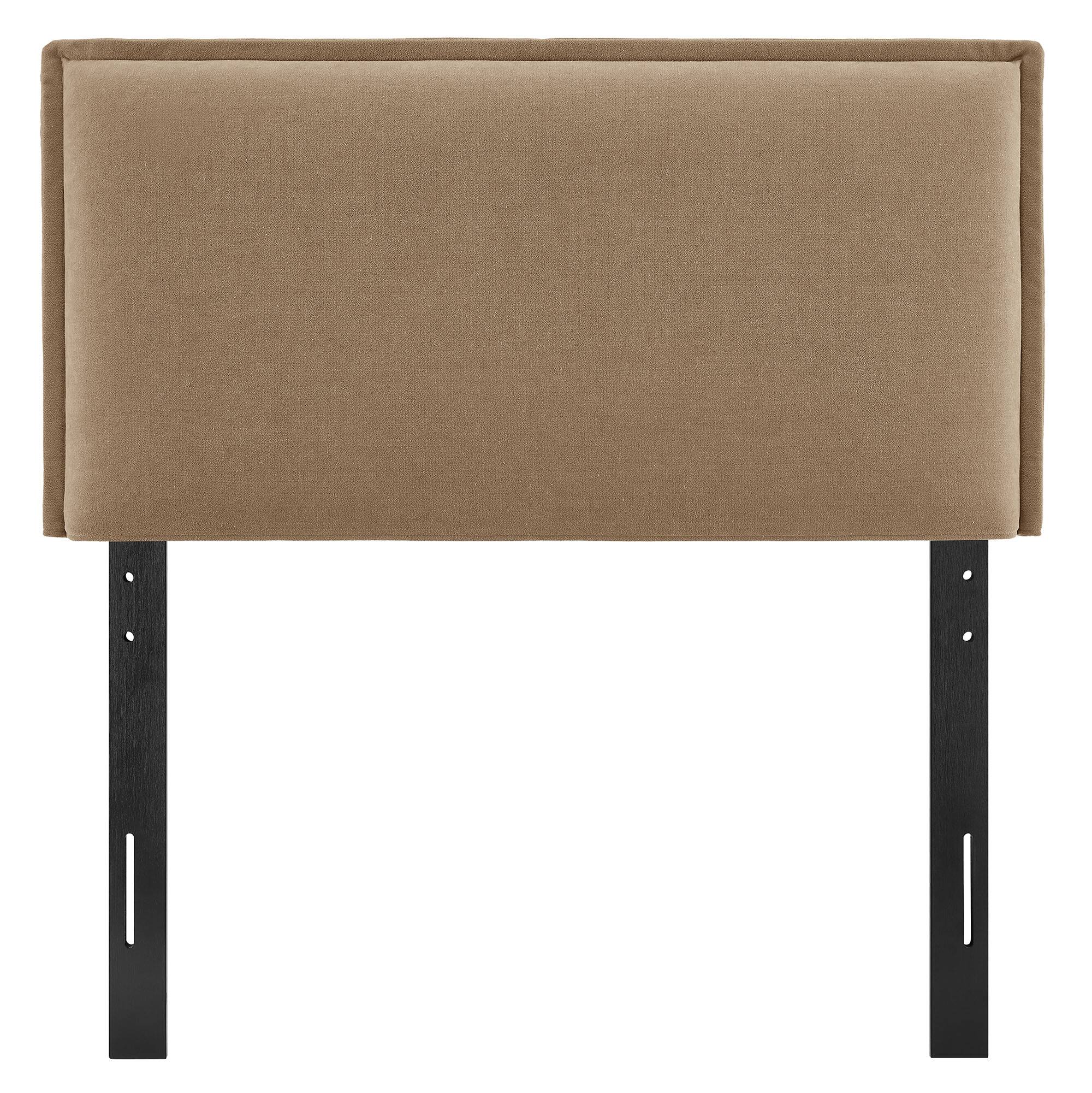 Alt View 2. Modway - Camille Upholstered Linen Blend Headboard by Modway - Almond.