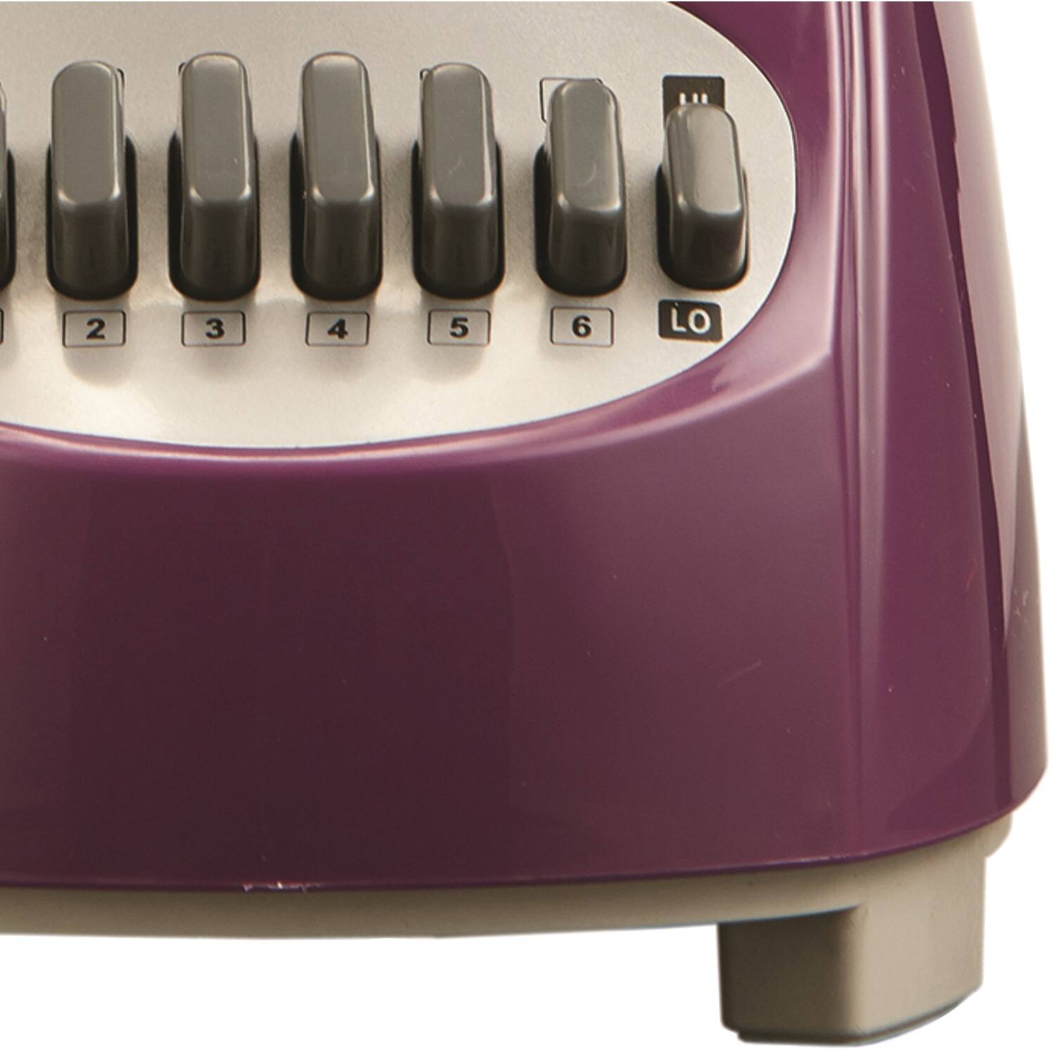 Alt View 5. Brentwood - Brentwood 12-Speed Blender with Plastic Jar in Purple - Purple.