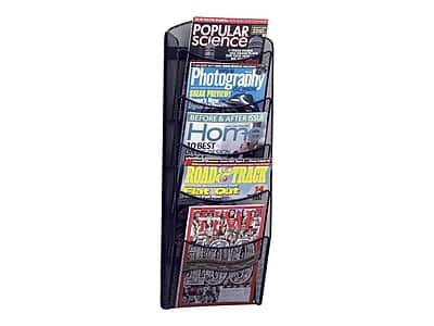 Safco - Onyx 5-Pocket Steel Letter Size Wall File, (5578BL) - Black price history on PriceWatchPro