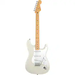 Fender - Jimmie Vaughan Tex-Mex Stratocaster Electric Guitar, Olympic White
