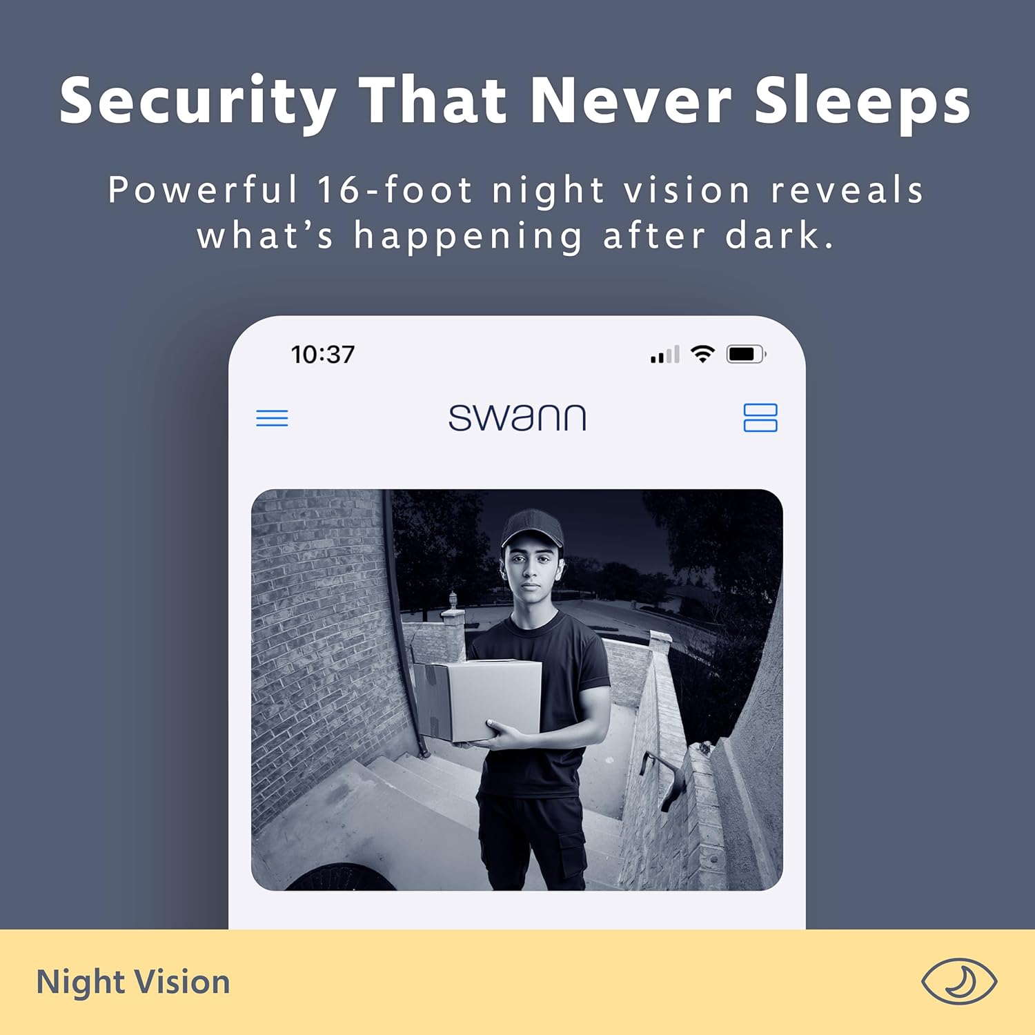 Security That Never Sleeps: Powerful 16-foot Night Vision Reveals What's Happening After Dark.