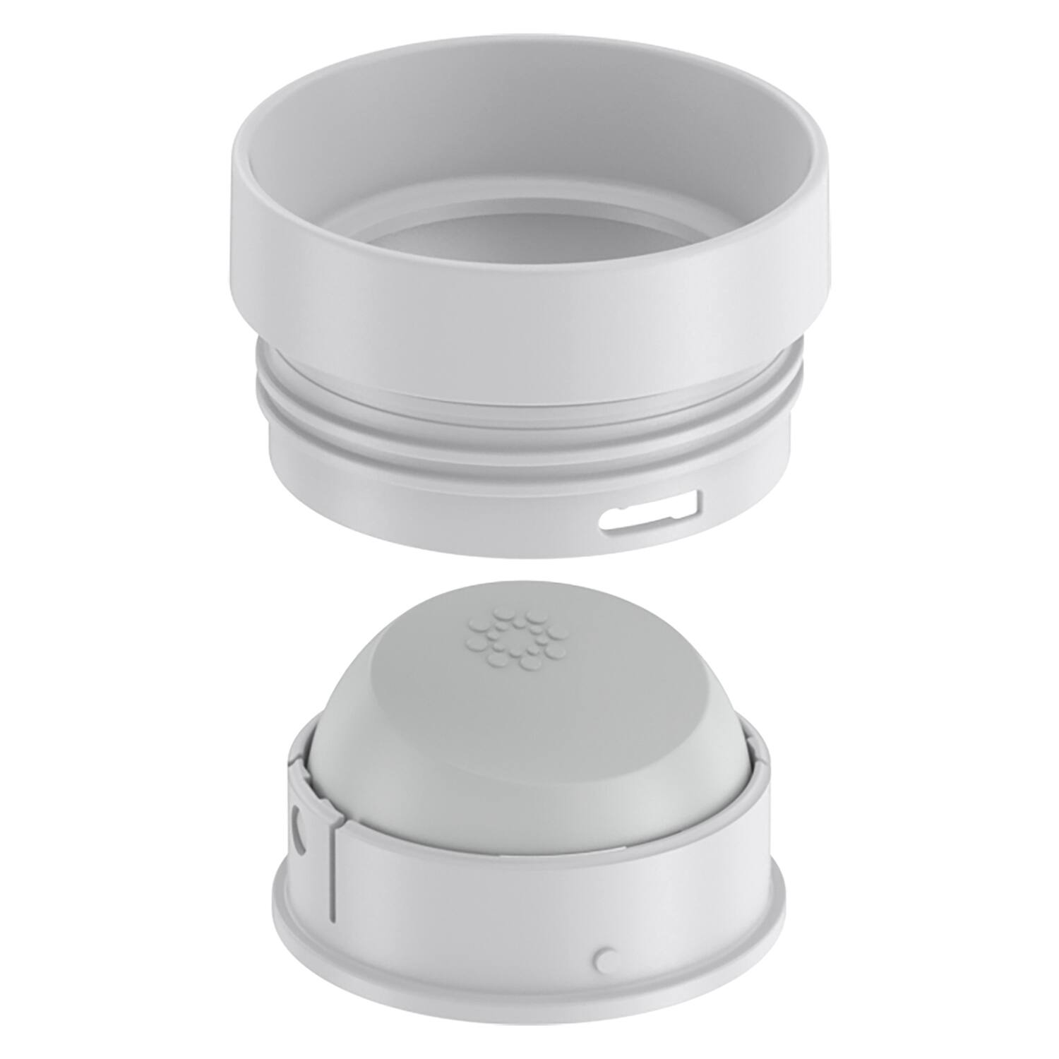 Alt View 5. Lifefactory - Lifefactory Ls324mcg4 16-oz. Stainless Steel Vacuum-insulated Tumbler (stone Gray) - gray.