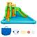 Alt View 9. Costway - Inflatable Water Park Bounce House w/Climbing Wall Two Slides and Splash Pool - Multicolor.