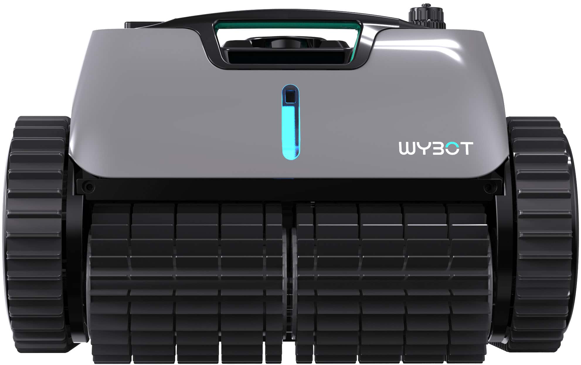 Alt View 1. Wybot - C1 Pro Cordless Robotic Pool Cleaner for In-Ground Pools up to 1615sq.ft, Pool Vacuum with Infrared Sensors - Gray.