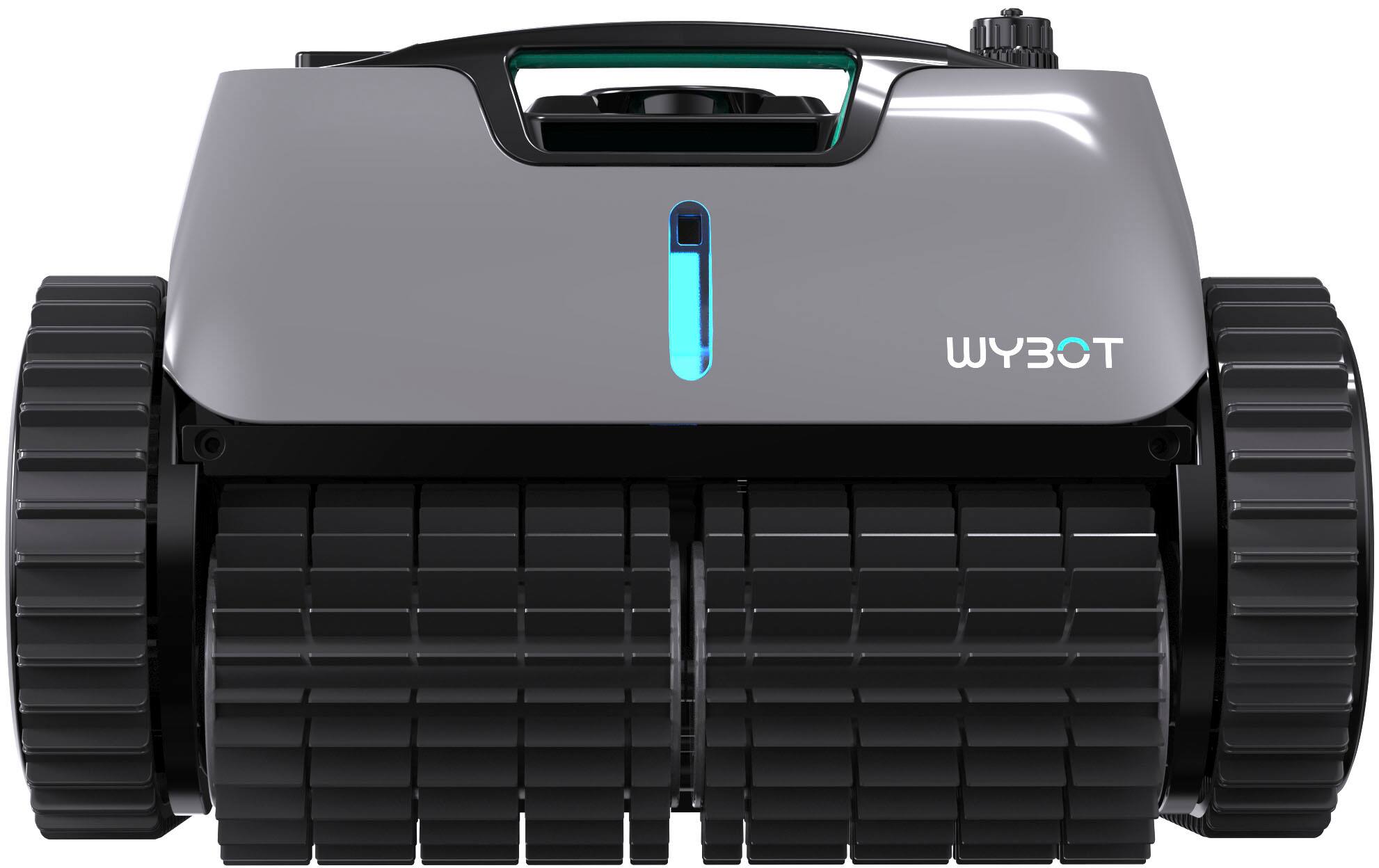 Alt View 1. Wybot - C1 Pro Cordless Robotic Pool Cleaner for In-Ground Pools up to 1615sq.ft, Pool Vacuum with Infrared Sensors - Gray.