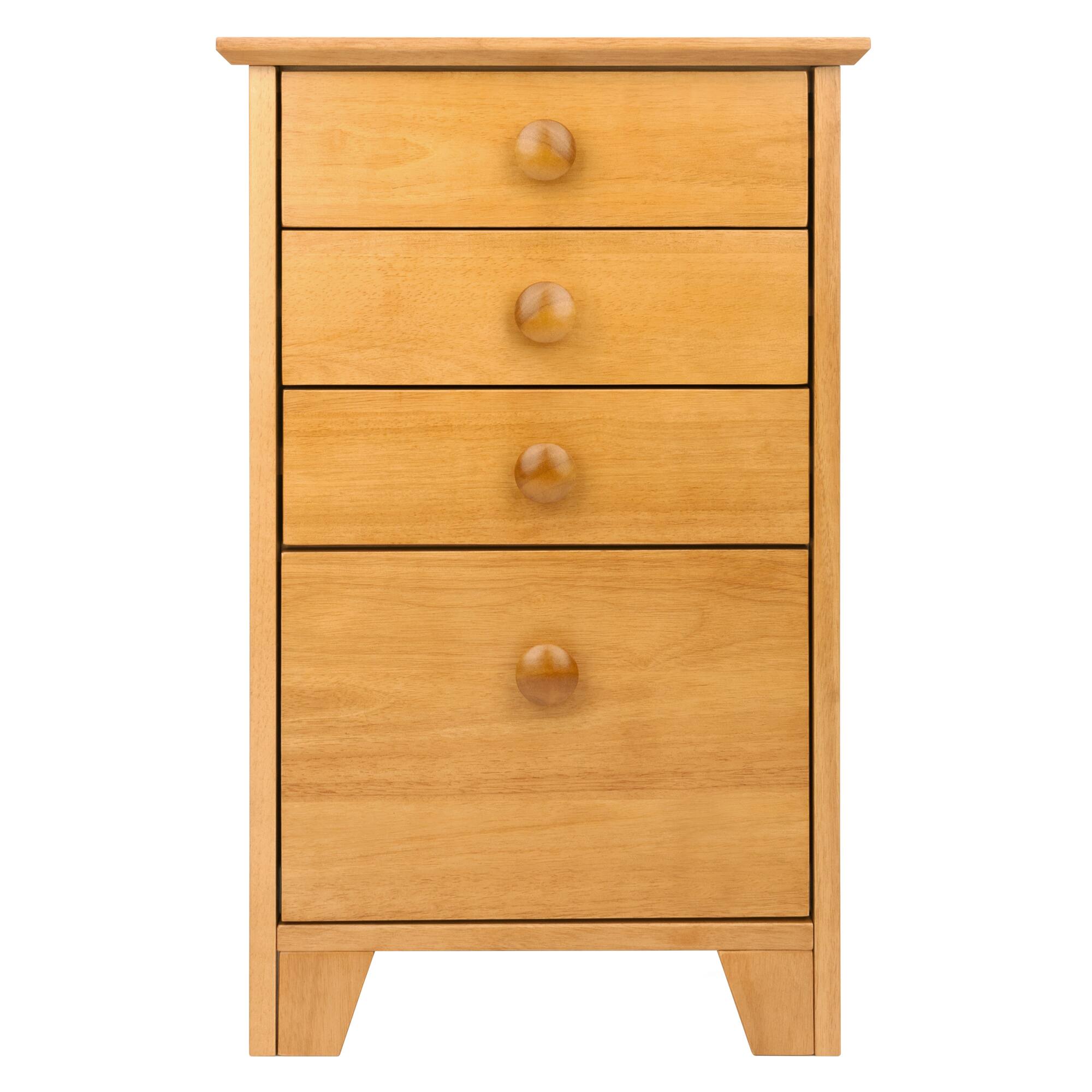 Alt View 7. Winsome Wood - Studio Home Office File Cabinet - Honey.