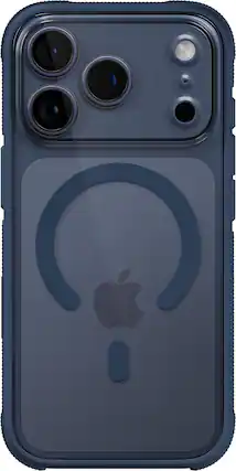 Front. dbrand - Ghost Case with MagSafe for Apple iPhone 17 Pro - Blue.