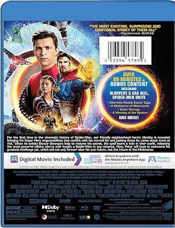 Alt View 1. Spider-Man: No Way Home   - BLU-RAY.
