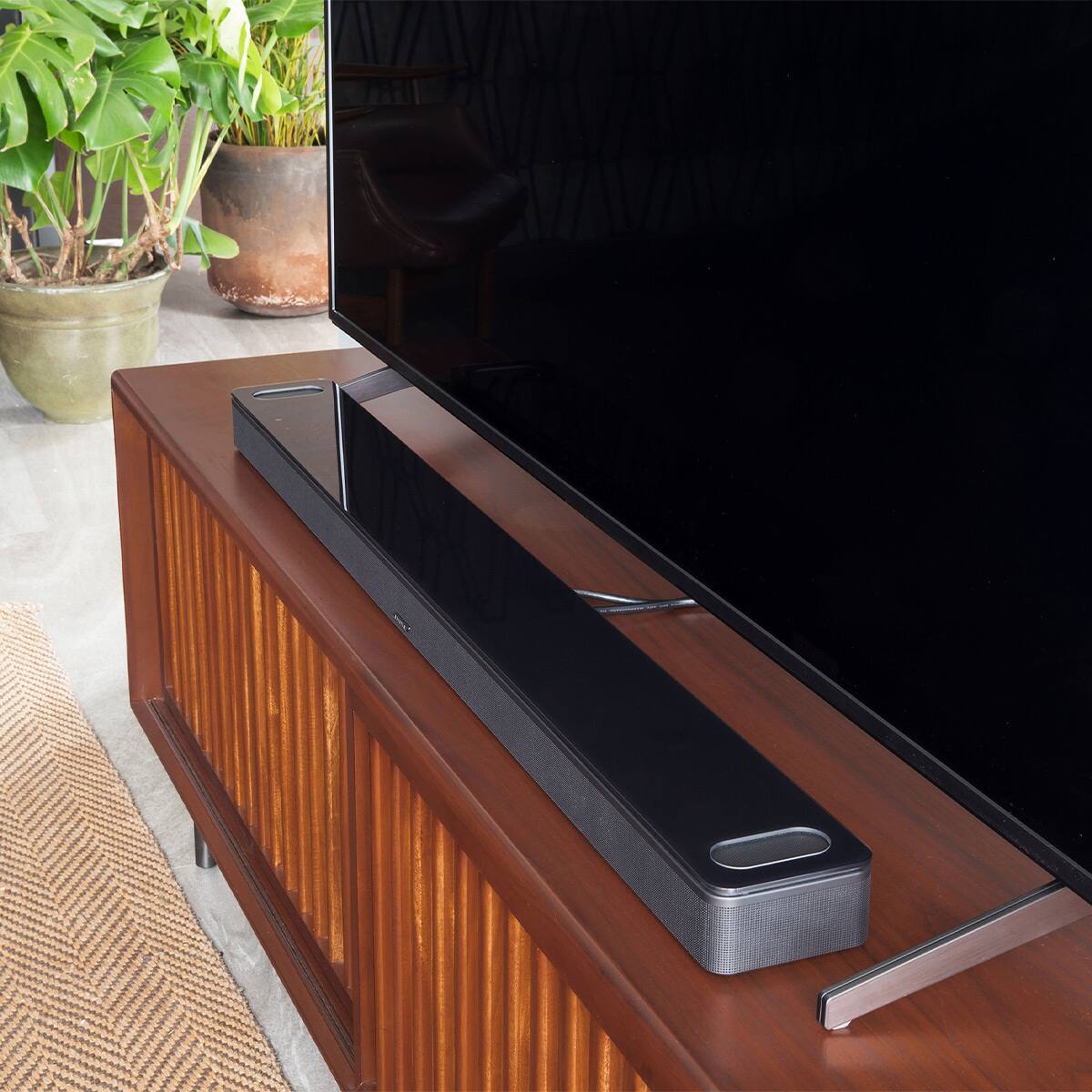 Alt View 9. Bose - Bose Smart Ultra Soundbar with QuietComfort Noise Cancelling Headphones - Black.