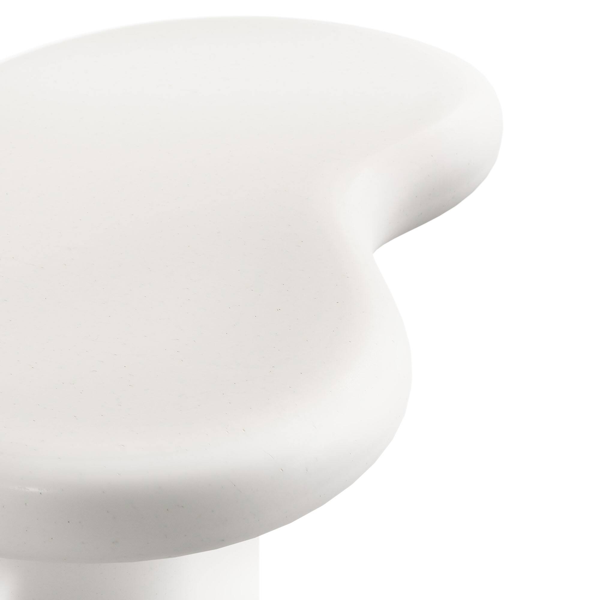 Alt View 8. Modway - Elowen Outdoor Patio Side Table by Modway - White.