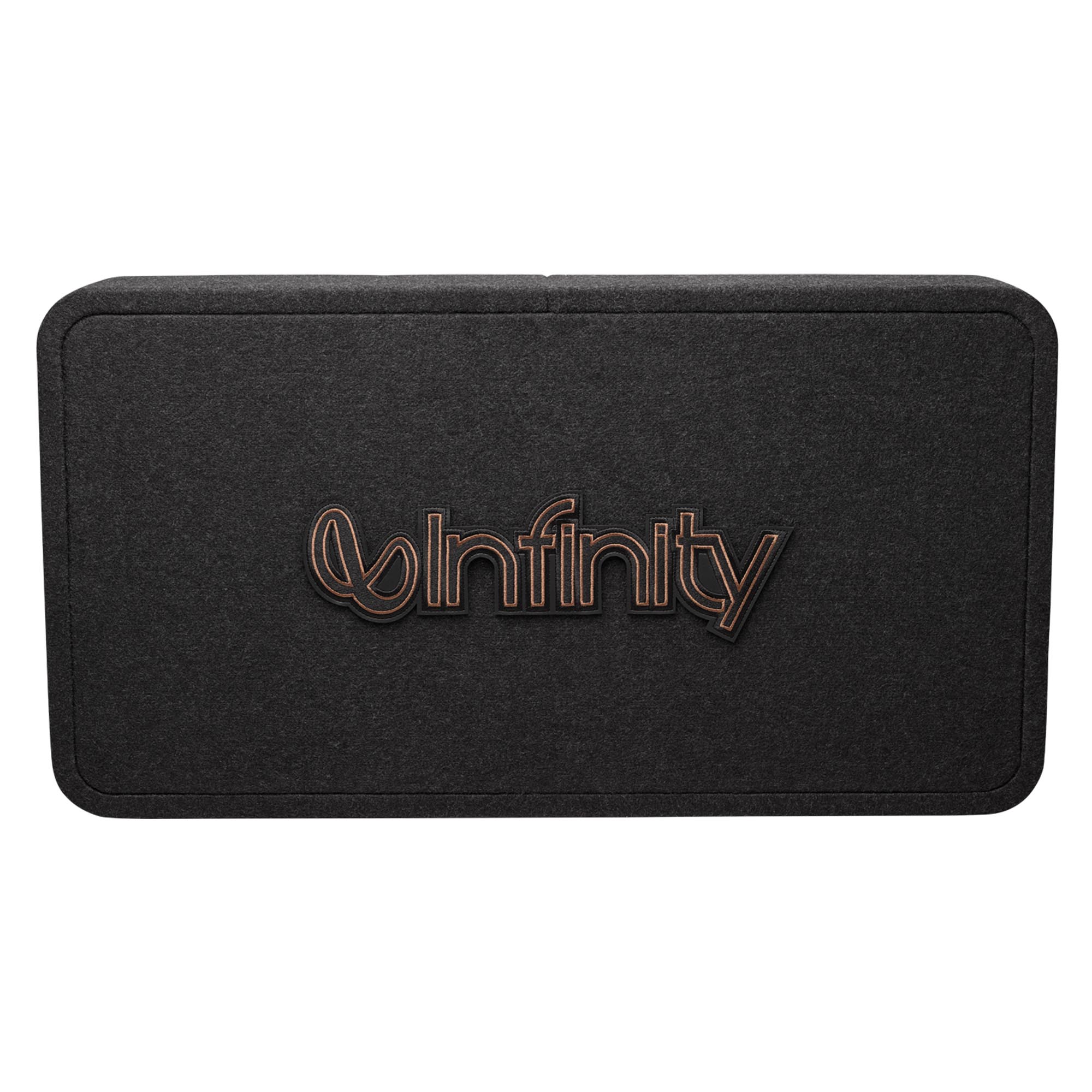 Alt View 2. Infinity - INFINITY REFERENCE 1000SSL SINGLE 10" THIN enclosure  with Passive Radiator INFSUBRF1000SSL - Black.